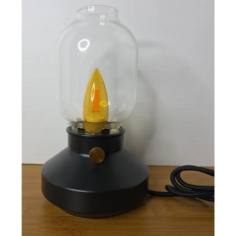 IKEA TARNABY Table Lamp with Dimmer‎ Knob Anthracite Black TÄRNABY